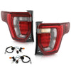 G-PLUS Tail Lights Assembly Rear Brake Lamp Left+Right with Wiring Harness & Bulb Compatible with Ford Explorer 2016-2019 FB5Z13405C Faros Traseros Luces Traseras