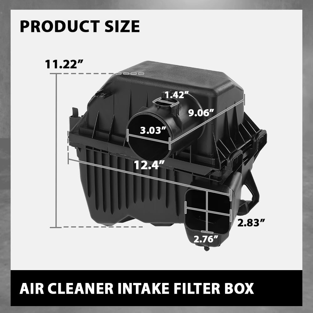 G-PLUS Air Cleaner Intake Filter Box Compatible with Toyota Avalon/Camry/RAV4/Venza 2018-2024, Fit Toyota RAV4 Prime 2021-2023 17705F0230, 1781237040, 17700-F0020, 17705-F0230, 17812-37040 Black