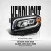 G-PLUS LED Headlight Left Side Compatible with Benz GLB250 2020 2021 2022 2023, Fit Benz GLB35 AMG 2021 2022 2023 MB2502269, 2479064100 Black