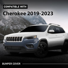 G-PLUS Front Upper Bumper Cover for Jeep Cherokee 2019-2023 Front View