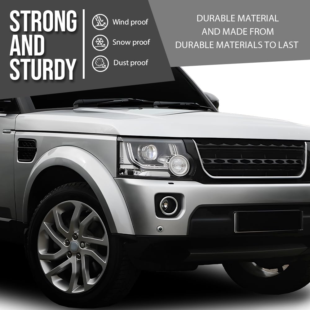 G-PLUS Headlight Lens Cover Compatible with Land Rover Discovery 4 LR4 2014-2016 Left & Right Pair Front Headlamp Lens Cover Clear