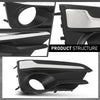 G-PLUS Fog Light Trim Driving Lamp Front Passenger Right Side Compatible with Subaru Impreza 2017-2019,Fit For Models with Chrome Trim 57731FL040, SU1039113