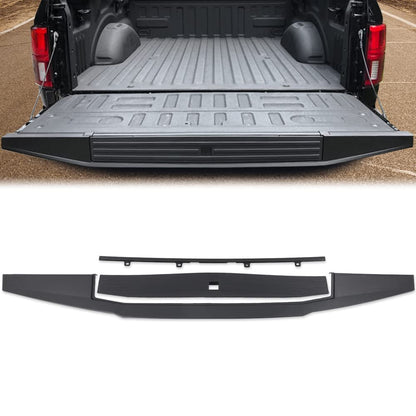 G-PLUS Complete Tailgate Cap Molding Kit 3 PCS Compatible with 2017-2020 Ford Super Duty F250 F350 (for Models with Integrated Tailgate Step ONLY) 324099266144
