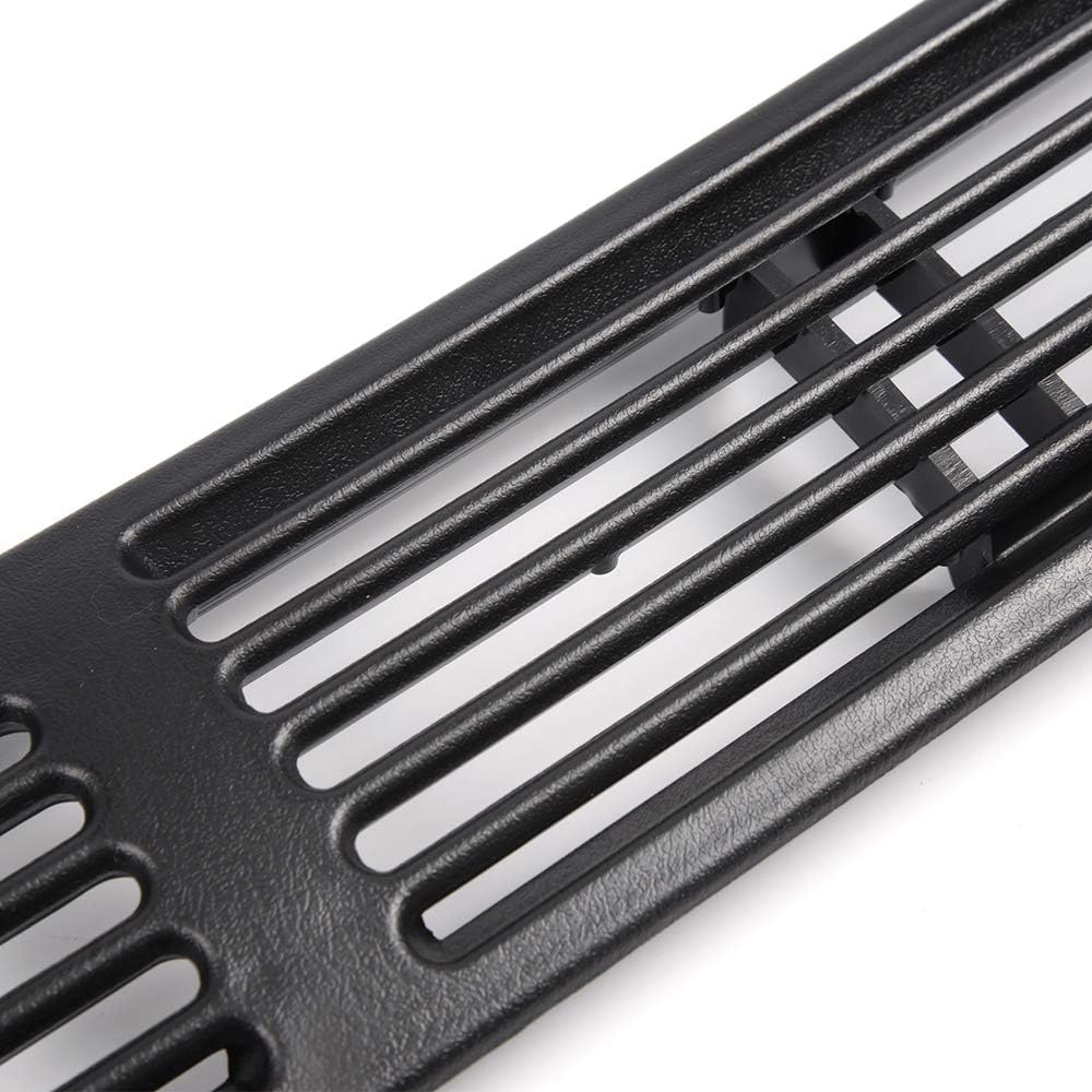 G-PLUS Graphite Dash Defrost Vent Cover Grille Panel Compatible with Chevy Blazer S10/GMC Jimmy Oldsmobile 1998-2004 SUV Pickup Truck (Black)