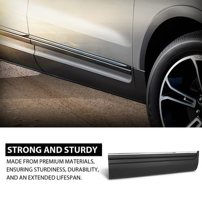 G-PLUS Front Right Lower Door Molding W/Silver Trim, Compatible with Ford Explorer 2011-2015, Passenger Side, BB5Z7820878BA, FO1305111