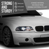 G-PLUS Headlight Lens Cover Compatible with BMW E46 3-Series 2DR 1999-2003 Fit BMW M3 Pre-Facelift 2-Door 2001-2006 Left & Right Pair Front Headlamp Lens Cover Clear