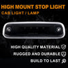 G-PLUS LED Third 3rd Brake Cargo Light Compatible With 1997 1998 1999 2000 2001 Cherokee, Rear Roof Center High Mount Stop Tail Light Replacement (Black Housing Clear Lens)