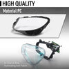 G-PLUS Headlight Lens Cover Compatible with Benz E-Class W213 E200L E300L E320L 2016-2023 2138202261C1, 2138202261, A2138202261, 1EG012076061 Left & Right Pair Front Headlamp Lens Cover Clear