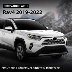 G-PLUS Door Molding Trim for Toyota RAV4 2019-2022 Front Right Lower Front View