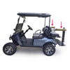 One Pair of Rear Seat Armrest with Cup Holder Universal Replacement for EZGO, for Club Car, for Yamaha and Other Golf Cart Models Beige