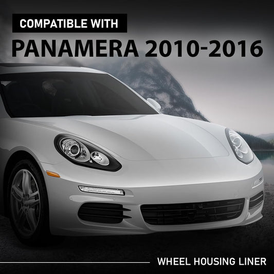 G-PLUS Front Right Wheel Housing Fender Liner Compatible with Porsche Panamera 2010-2016 97050412411, 97050412416