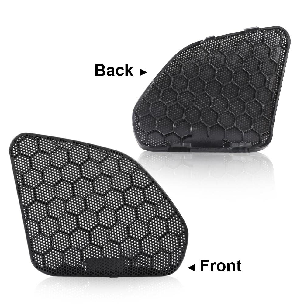 G-PLUS Right Front Speaker Cover Compatible with Honda Goldwing GL1800 2001 2002 2003 2004 2005 64242-MCA-000 Black