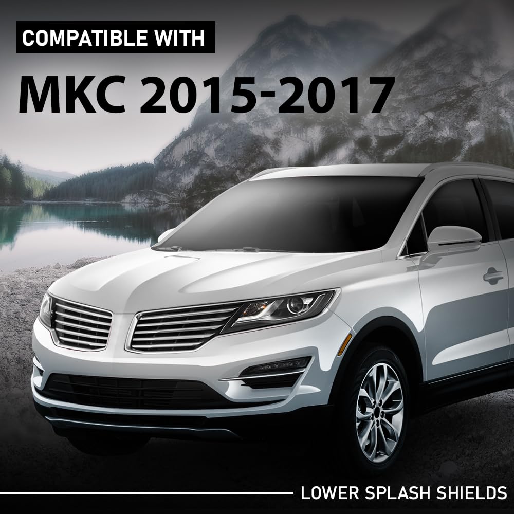 G-PLUS Lower Engine Splash Shield Deflector, Compatible with Lincoln MKC Sport Utility 4-Door 2015-2017, FO1091106, EJ7Z8310A, EJ7Z-8310-A