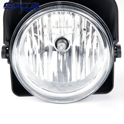 G-PLUS Bumper Fog Lights Pair Compatible With GMC Sierra 1500 2500 3500 03-06 Pickup Lamps Left+Right