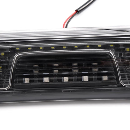 G-PLUS LED Third Brake Light Compatible with Chevy Silverado/GMC Sierra 1500 2500HD 2014-2018, 3rd High Mount Stop Lamps, Clear Lens Black Housing, 23509162 20979071