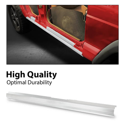 G-PLUS Slip-on Rocker Panel Left and Right Side Compatible with Jeep Cherokee 4 Door 1984-2001/Fit Jeep Wagoneer & Comanche 4 Door 1984-1996 CH1600101 CH1601101