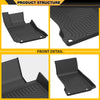 TPE Floor Mats Compatible with Benz C-Class Sedan 2015-2021 Only, Not Fit Coupe Or Cabriolet, 1st & 2nd Row All Weather Floor Mats Liner Cargo Liner Waterproof Black
