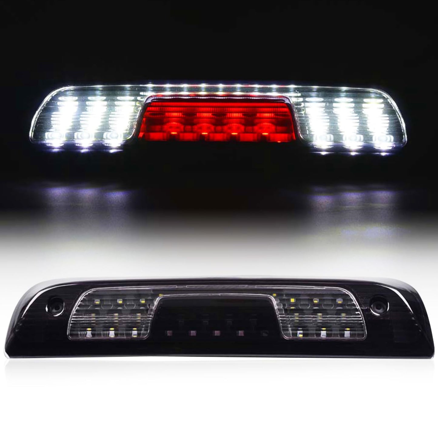 G-PLUS High Mount Rear 3rd Third Brake Light Compatible with 2014-2018 Chevy Silverado GMC Sierra 1500 2500 HD 3500 HD LED Cargo Tail Lamp