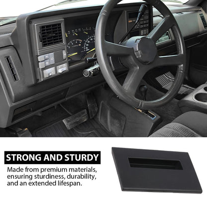 G-PLUS Dash Fuse Panel Cover Compatible with Chevy & GMC Truck 1988-1994/Fit Chevy Blazer GMC Yukon 1992-1994/Fit GMC Yukon Suburban 1992-1994 Black