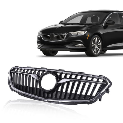 G-PLUS Front Bumper Grille Upper Black/Chrome Compatible with 2018-2020 Buick Regal TourX 39119344