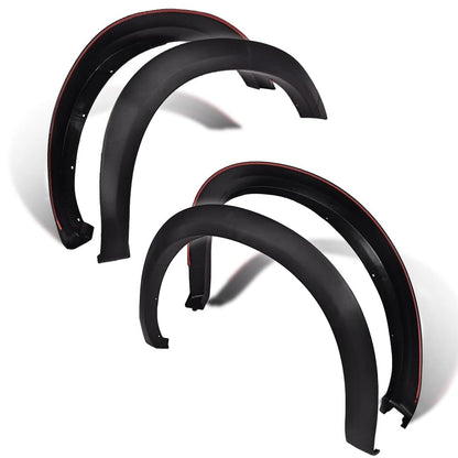 G-PLUS Fender Flares Compatible with Dodge Ram 2500 3500 2010-2017 Not Fit Dually and Chassis Cab Models Factory Style Wheel Cover Protector Vent Trim 4PCS Black