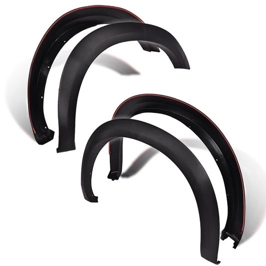 G-PLUS Fender Flares Compatible with Dodge Ram 2500 3500 2010-2017 Not Fit Dually and Chassis Cab Models Factory Style Wheel Cover Protector Vent Trim 4PCS Black