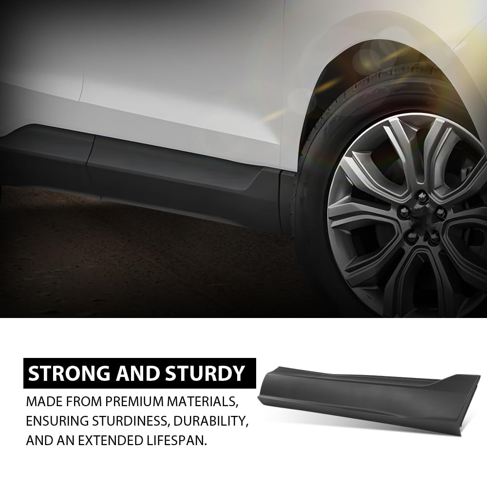 G-PLUS Front Right Door Molding and Beltlines, Compatible with Ford Edge SPOR/ST/ST-Line/Titanium 2015-2023, Passenger Side, FT4Z5820878AA, FO1305110