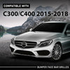 G-PLUS Front Lower Bumper Face Bar Grille, Compatible with Benz C300 C400 2015-2018, 2058850423, MB1036144