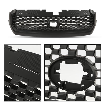 G-PLUS Front Bumper Grille Grill Compatible with 2014-2020 Toyota Tundra Front Honeycomb Matte black Bumper Grille Replacement