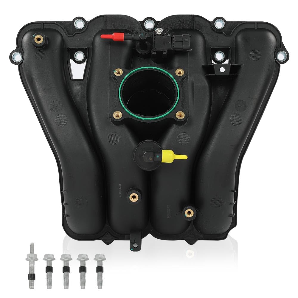 G-PLUS Intake Manifold w/Gasket Compatible with Chevy Equinox GMC Terrain 2010-2017/Fit Buick LaCrosse 2010-2016/ Fit Buick Regal Verano 2012-2017 L4 2.4L 12637620, 12651992, 12637193