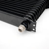 G-PLUS AN10-10AN Universal Engine Aluminum Transmission Racing Oil Cooler (Black, 15 Row Japanese-Style)