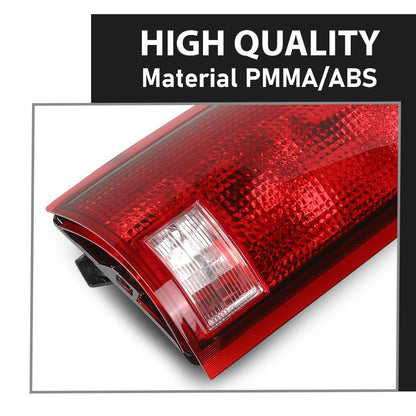 G-PLUS Tail Lights Assembly Rear Brake Lamp Pair w/o Connector Circuit & Bulb Compatible with Chevy GMC Silverado Sierra C/K 1500 2500 3500 1988-1999 GM2800104 Luces Traseras