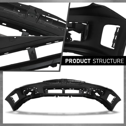 G-PLUS Front Bumper Cover Compatible with Impreza 2011-2014 (Submodel: WRX, WRX Limited, WRX Premium, WRX STI, WRX STI Limited), 57704FG113, SU1000167, Primed Black