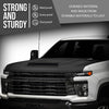 G-PLUS Front Hood Panel 1 Pc Iron Compatible with Chevy Silverado 2500HD 3500HD 2020 2021 2022 2023 2024 2025 GM1230488, 84830121 Black