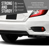 G-PLUS Rear Bumper Lip Diffuser Splitter Spoiler Compatible with Honda Civic Sedan 4 Door 2016 2017 2018 2019 2020 2021 (Not Fit Si and Sport Model) Glossy Black