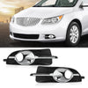 G-PLUS Fog Light Lamp Trim Bezel Cover Compatible with Buick Lacrosse 2010 2011 2012 2013 /Fit Buick Allure 2010 Fog Light Cover Trim 20859108 GM1039120 20859107 GM1038131
