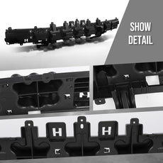 G-PLUS Rear Bumper Impact Absorber Compatible with Ford Mustang 2018-2020 Black Product Image