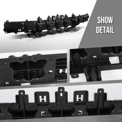 G-PLUS Rear Bumper Impact Absorber Compatible with Ford Mustang 2018-2020 JR3Z17E855B, FO1170152 Black
