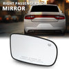 G-PLUS Side Mirror Glass Right Passenger Side Compatible with Chrysler 200 300 2011-2017, Fit Dodge Charger 2011-2021 Fit for Model with Power Heated Manual Folding Mirrors Only