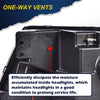 G-PLUS LED DRL Headlights, Compatible with 2004-2008 Ford F150/ 2006-2008 Lincoln Mark Lt(NOT Compatible with 2004 F150 Heritage/Flareside Beds Models), Smoky Lens Chrome Housing Clear Reflector