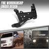 G-PLUS Left Fender Headlight Mounting Bracket Compatible with Porsche Cayenne 2015 2016 2017 2018 95850325900GRV, 958-503-259-00-GRV Black