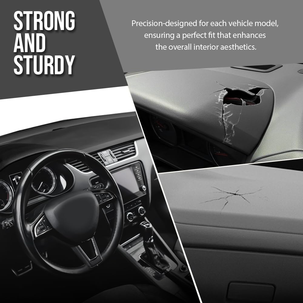 G-PLUS Dash Cover Dashboard Panel Compatible with Toyota Solara 2004 2005 2006 2007 2008 Gray