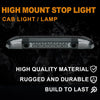G-PLUS Smoked High Mount Stop Cargo Light LED 3rd Third Brake Light Assembly Compatible With Nissan Frontier Pickup 2001 2002 2003 2004 Smoke Lens