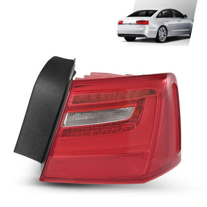 G-PLUS LED Outer Tail Light Assembly Rear Brake Lamp Right Passenger Side Compatible with Audi A6 C7 2012-2016,Not Fit for S Line/TDI / S6 Model 4G5945094A, 4G9945094B Luces Traseras