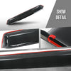 G-PLUS RV Window Deflector and Sun Visor Fit 30 inch Wide Window Smoke