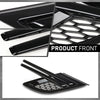 G-PLUS Fender Vent Grille Trim Louver Compatible with Land Rover Range Rover Sport 2014-2017 Without SVR Black