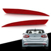 G-PLUS Bumper Reflector Set Compatible with 2013-2016 Ford Fusion Rear Left & Right 2Pc DS7Z13A565A, FO1185103, DS7Z13A565B, FO1184103