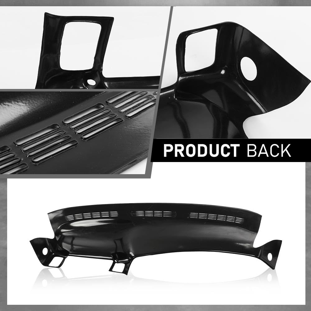 G-PLUS TPE Dashboard Dash Cover Molded Replacement Compatible with Chevy Silverado GMC Sierra 1500 2500 99-06/ Chevy Avalanche Suburban Tahoe GMC Yukon/XL 00-06, NOT Fit 2000 Denali Dash Board Black