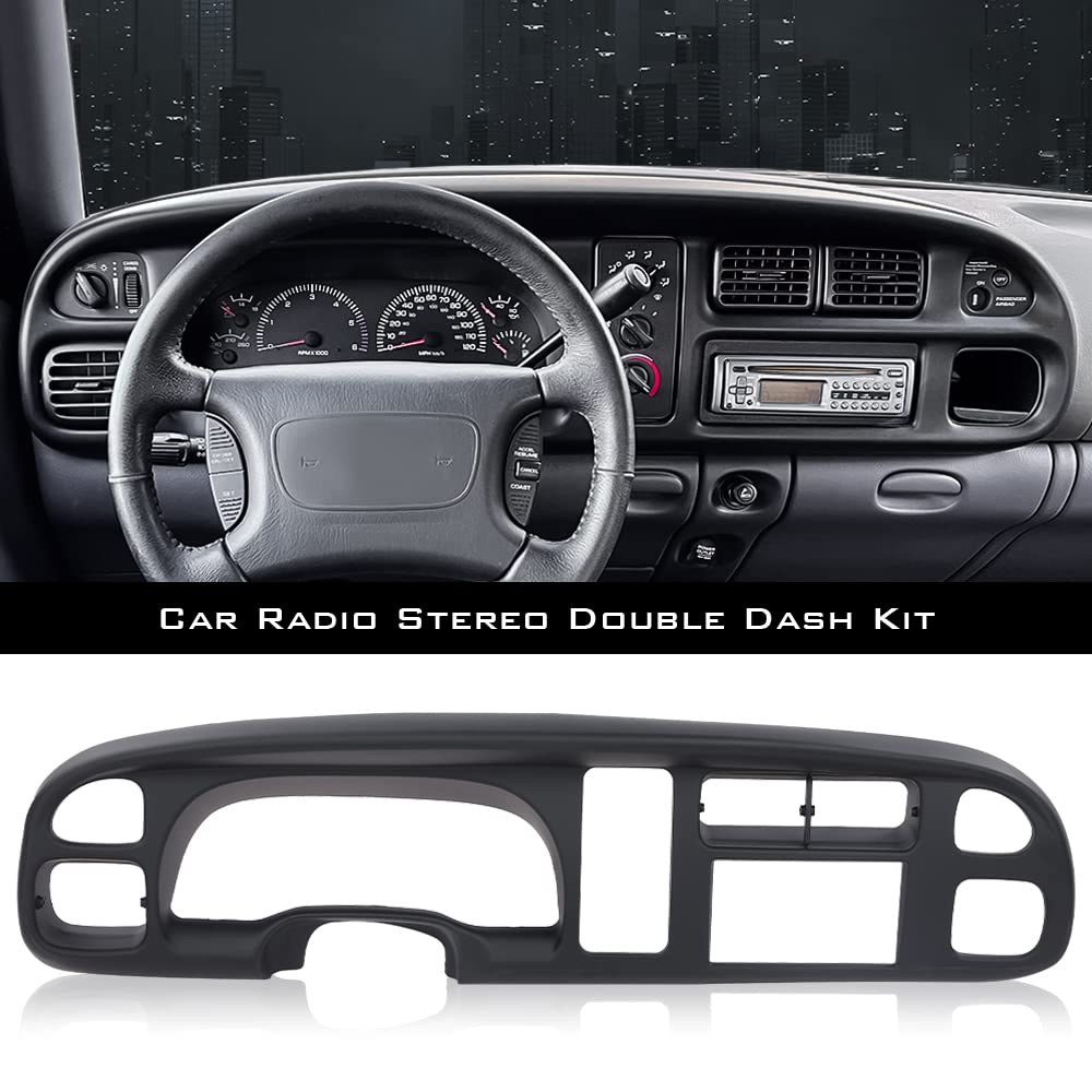 G-PLUS Dash Board Bezel Cover Compatible with Dodge Ram 1500 1998-2001/Compatible with Dodge Ram 2500 3500 1998-2002 5GK51DX9AA