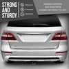 G-PLUS Rear Bumper Lower Chrome Trim Compatible with Benz ML550 ML500 2013-2015 A1668804340, A1668804440 Silver